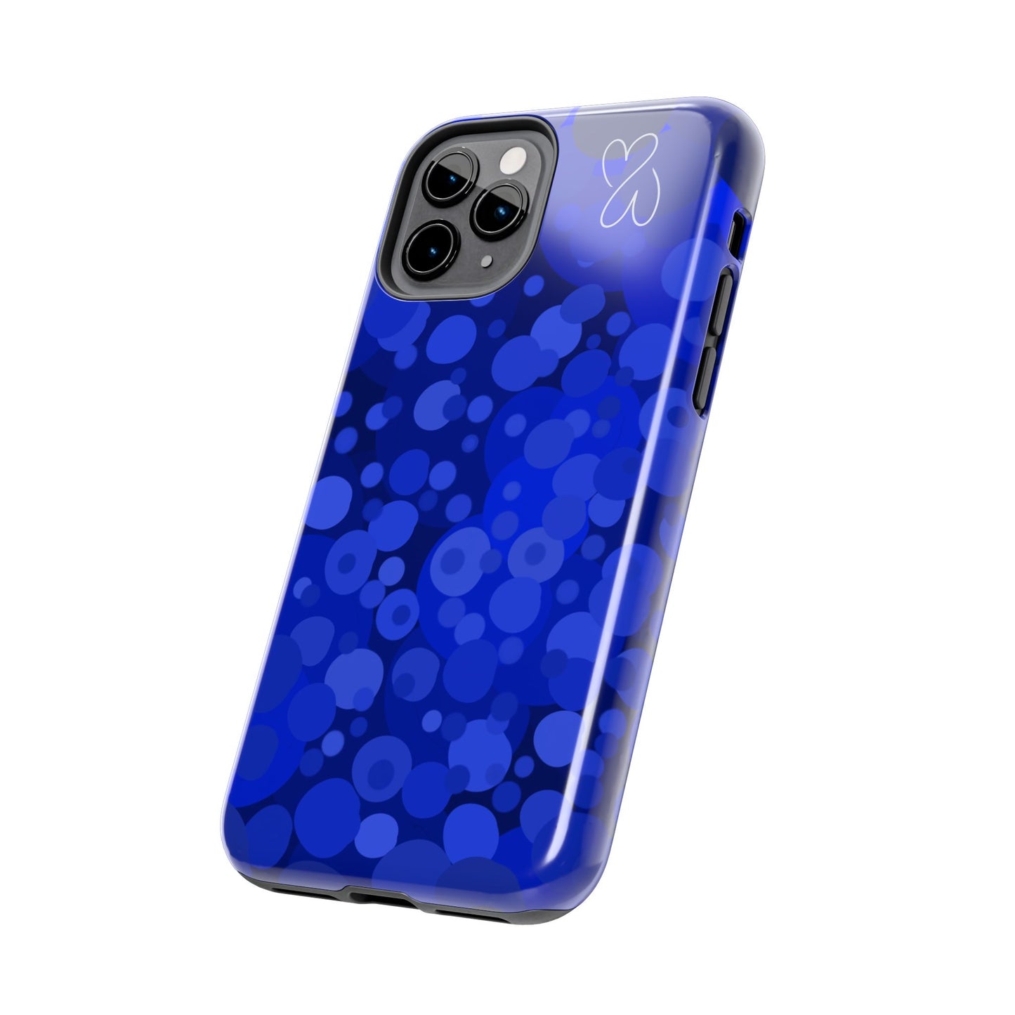 Blue Bubbles, Tough Phone Case