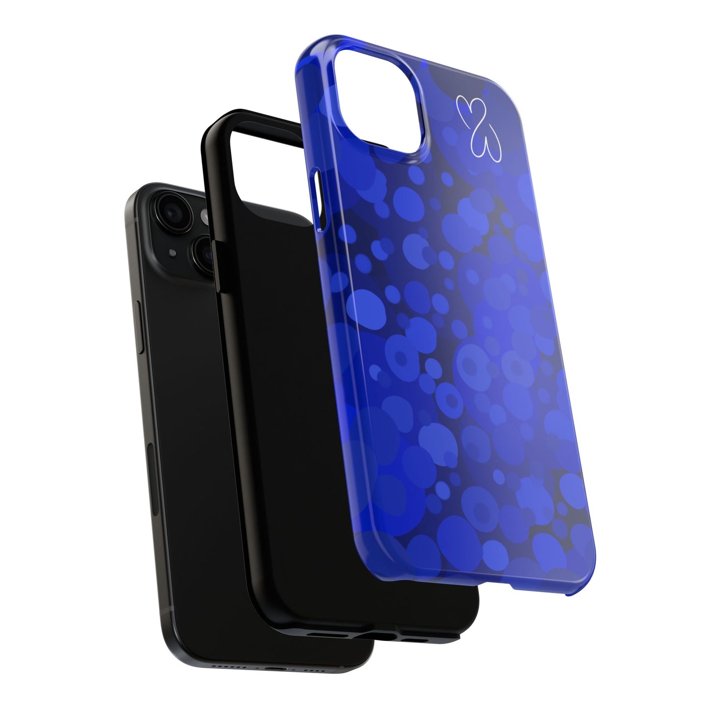 Blue Bubbles, Tough Phone Case