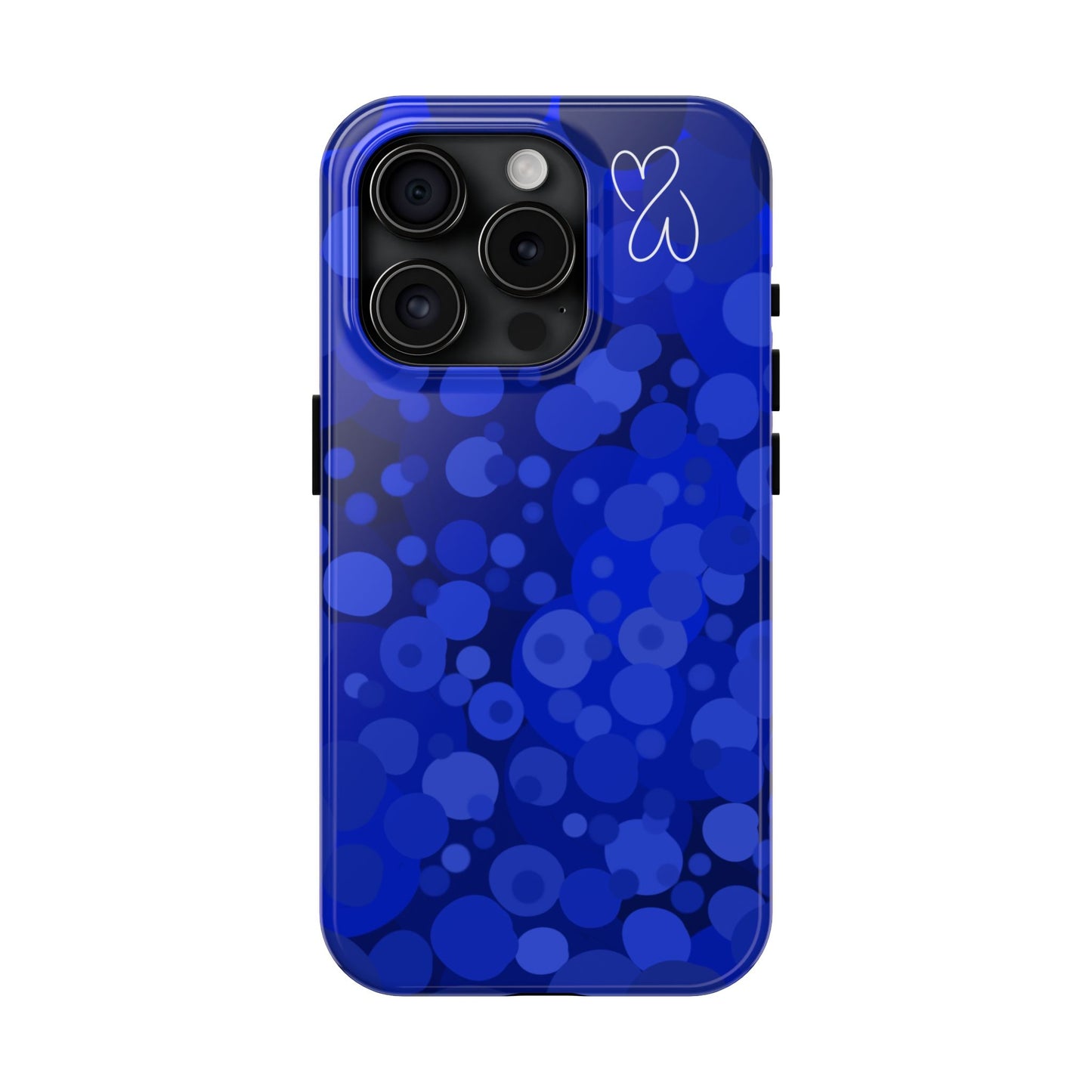 Blue Bubbles, Tough Phone Case
