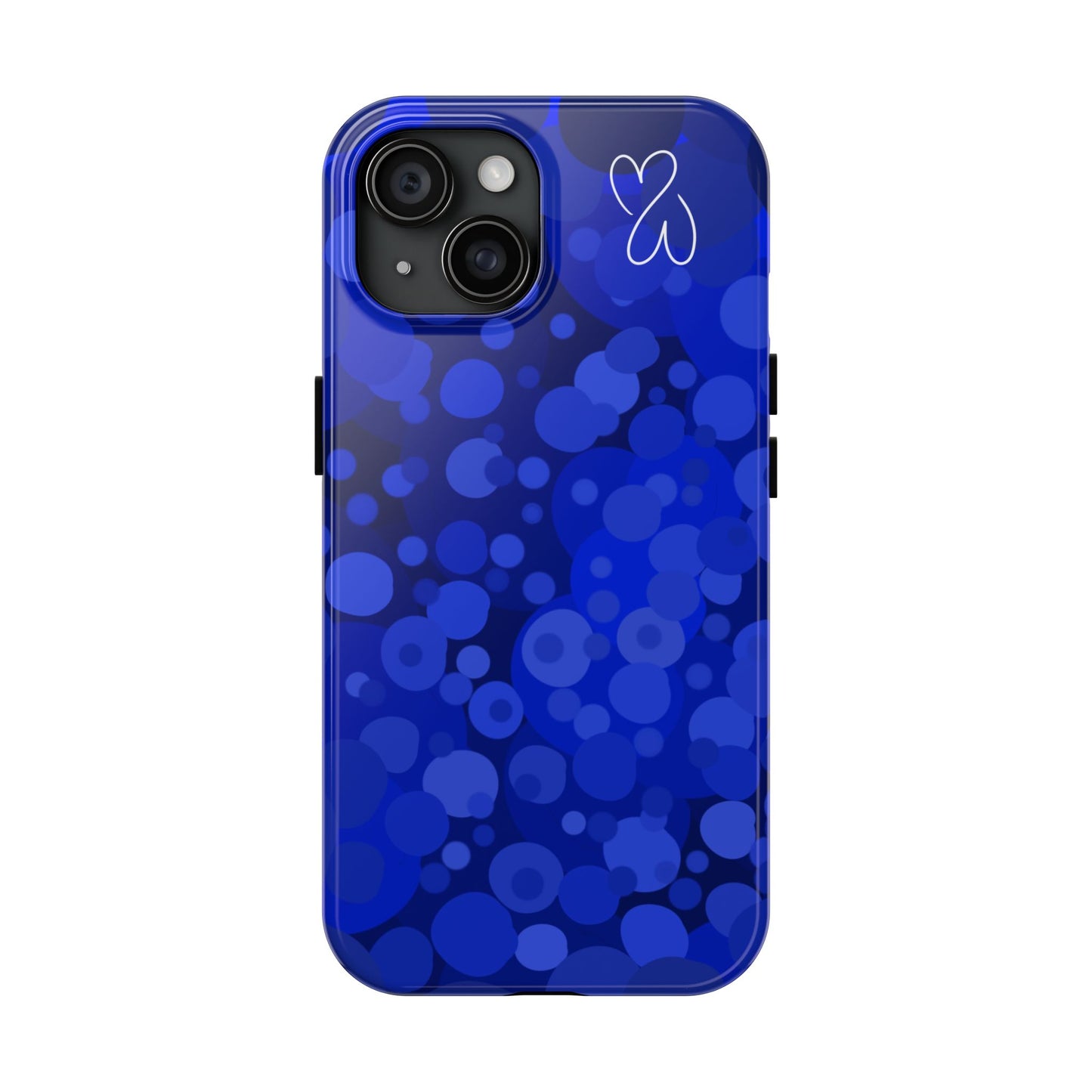 Blue Bubbles, Tough Phone Case