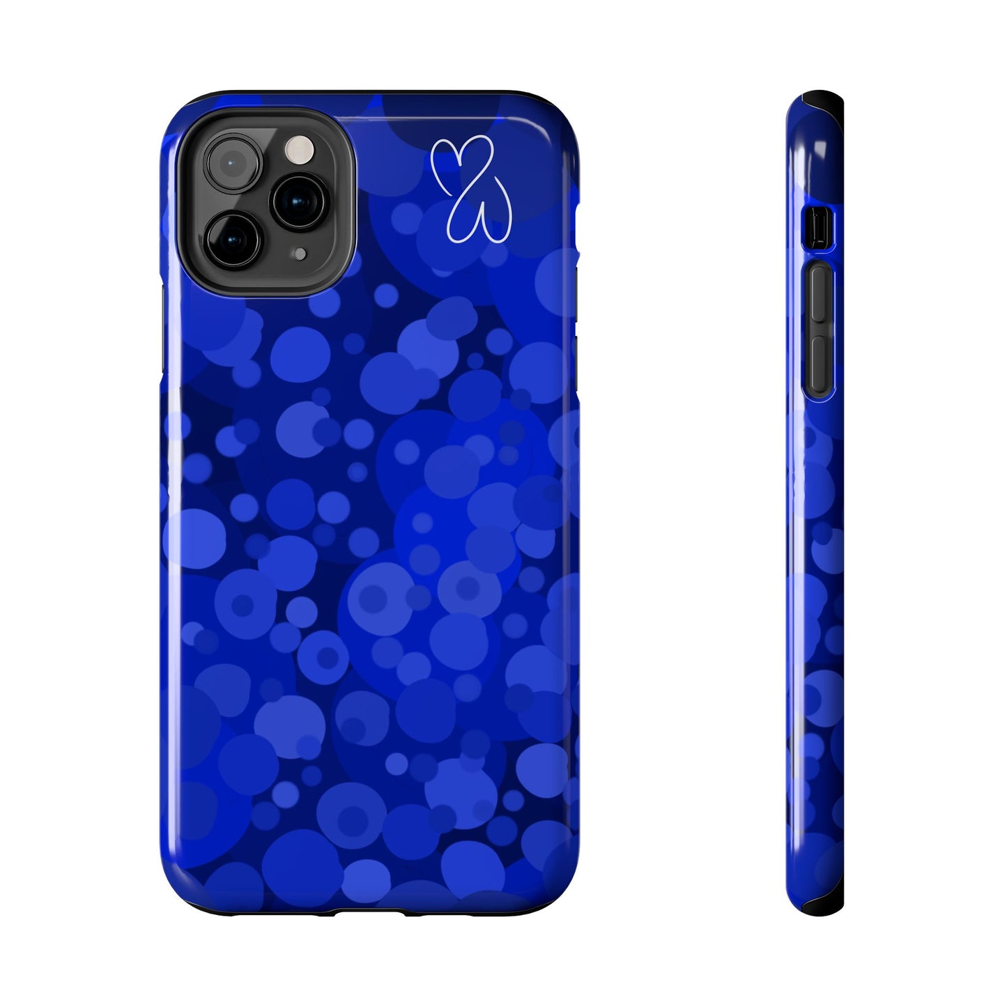 Blue Bubbles, Tough Phone Case