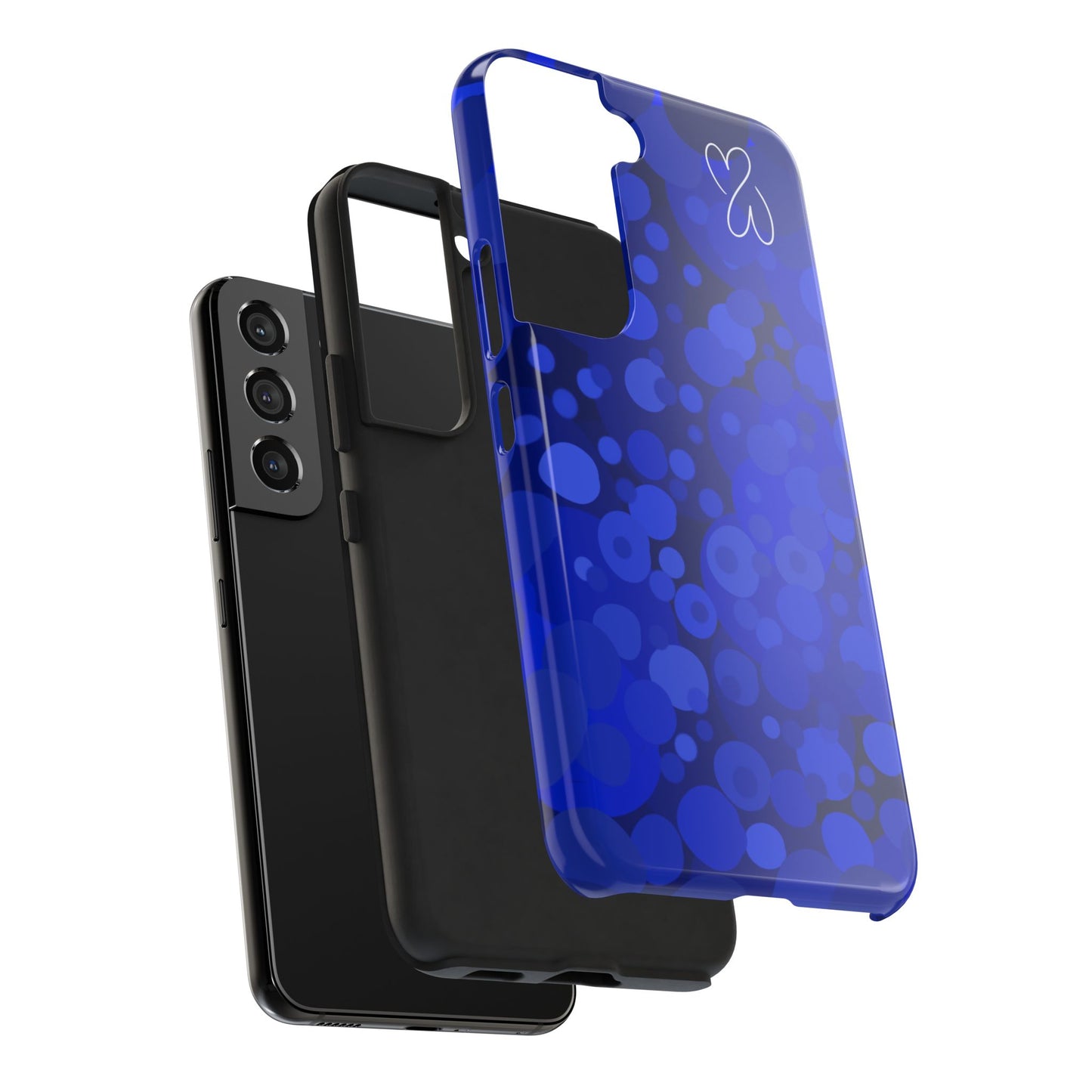 Blue Bubbles, Tough Phone Case