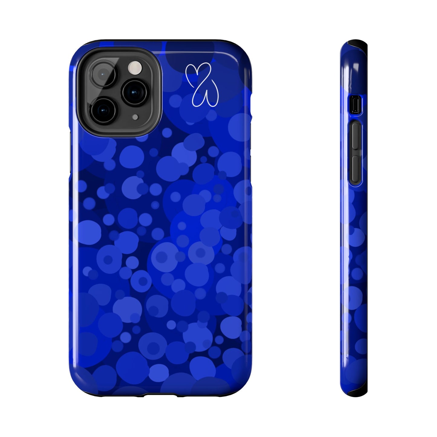 Blue Bubbles, Tough Phone Case