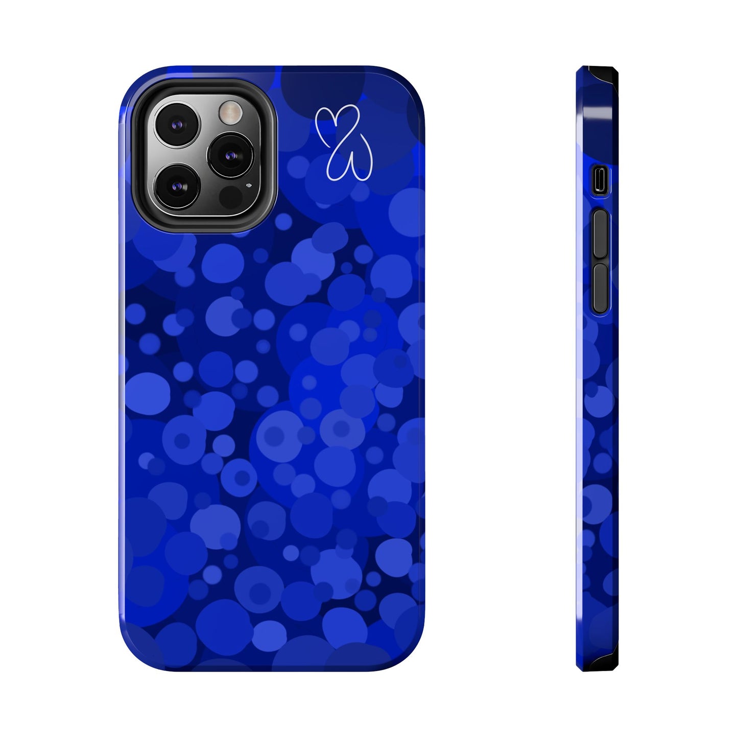 Blue Bubbles, Tough Phone Case