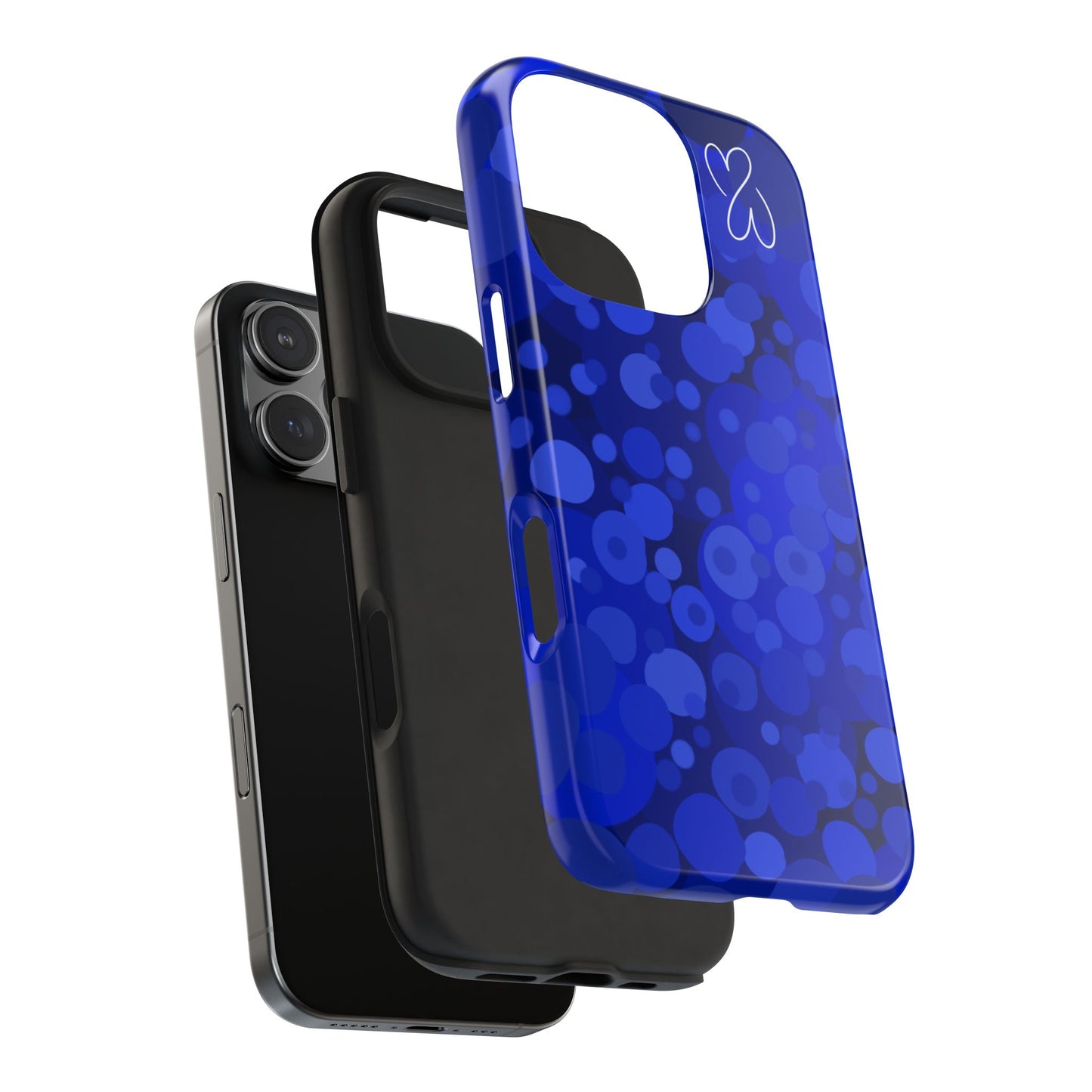 Blue Bubbles, Tough Phone Case
