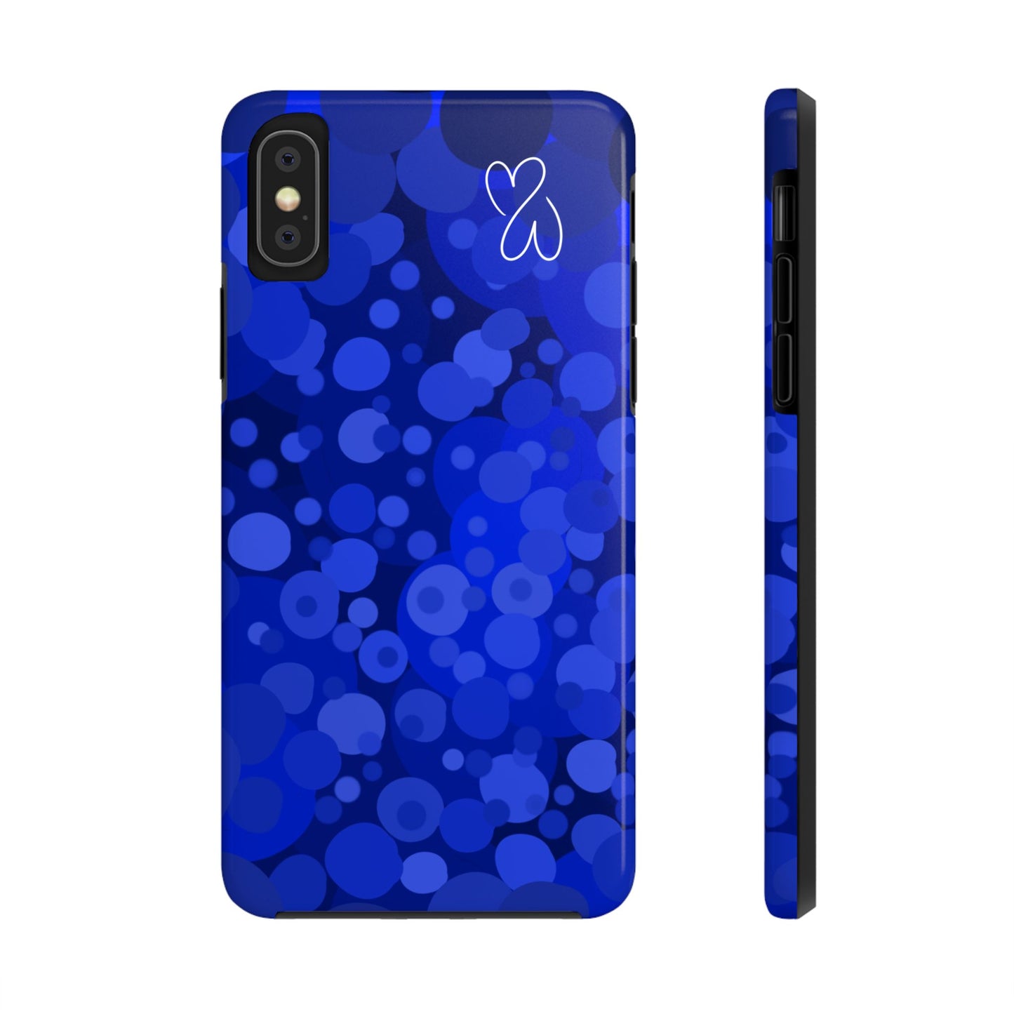 Blue Bubbles, Tough Phone Case
