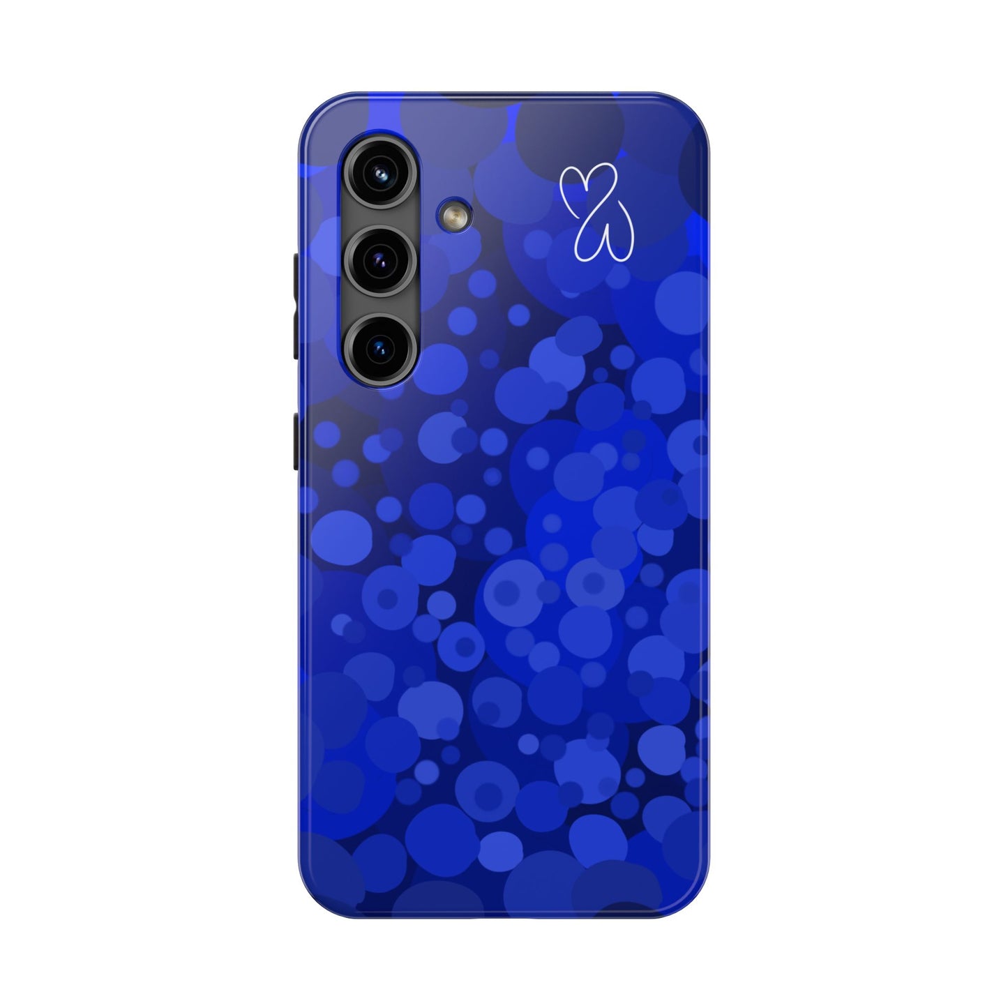 Blue Bubbles, Tough Phone Case