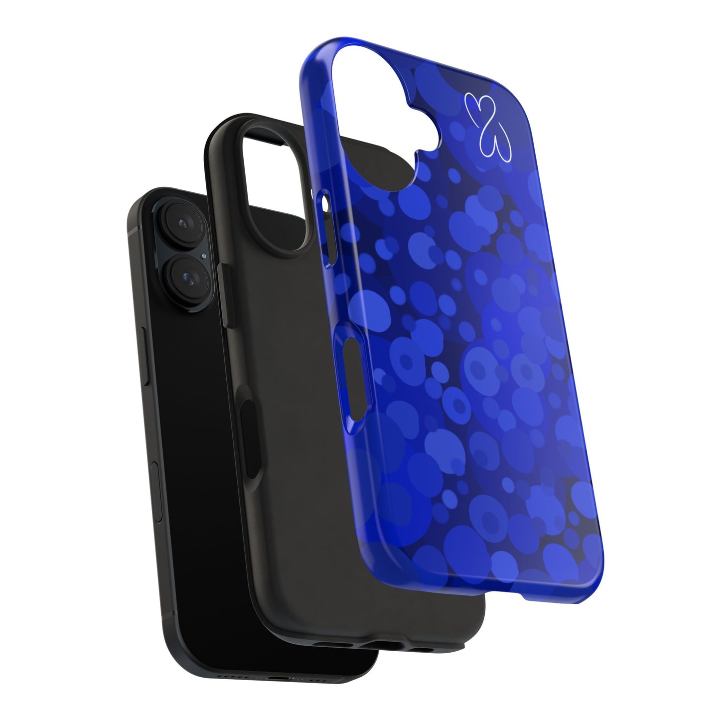 Blue Bubbles, Tough Phone Case