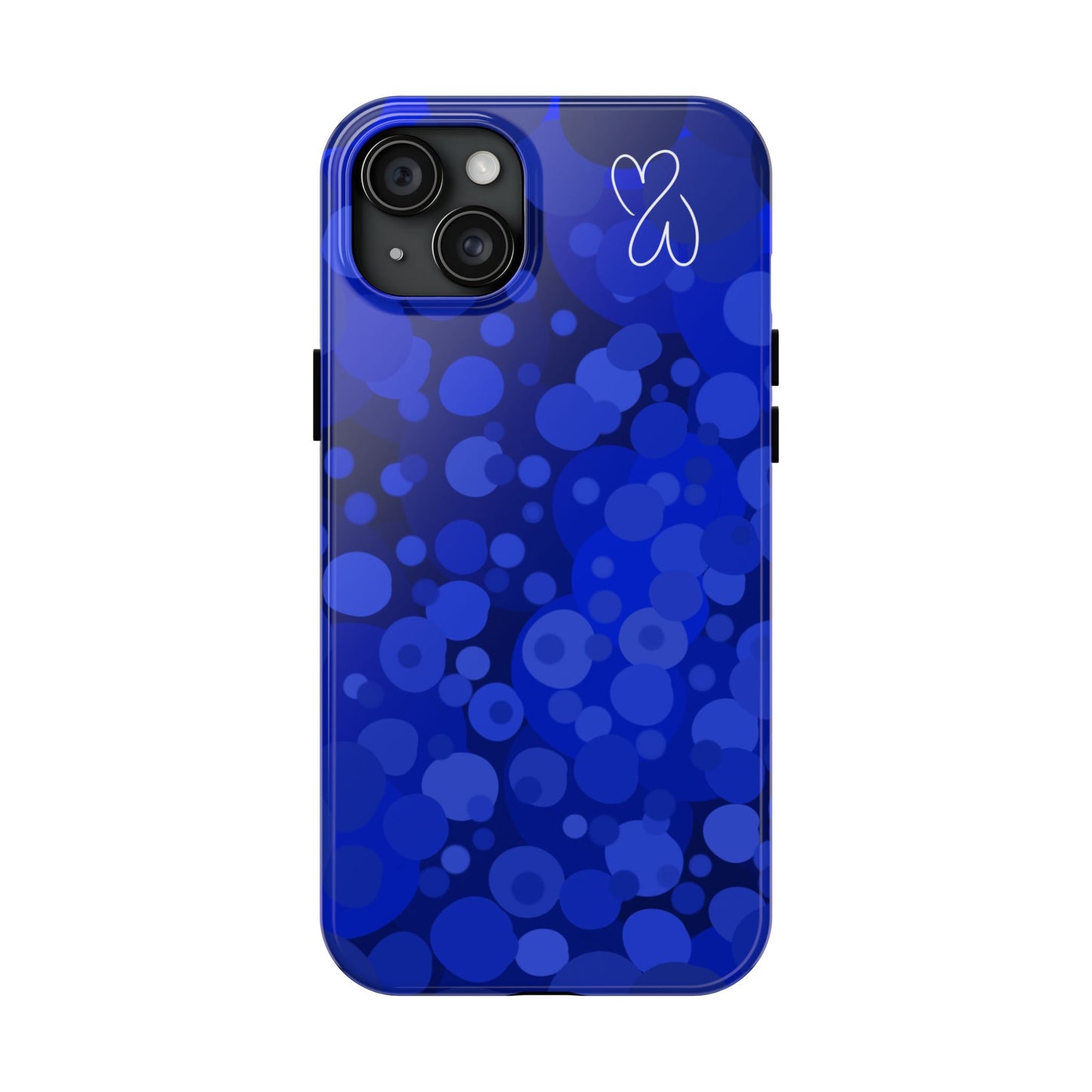 Blue Bubbles, Tough Phone Case