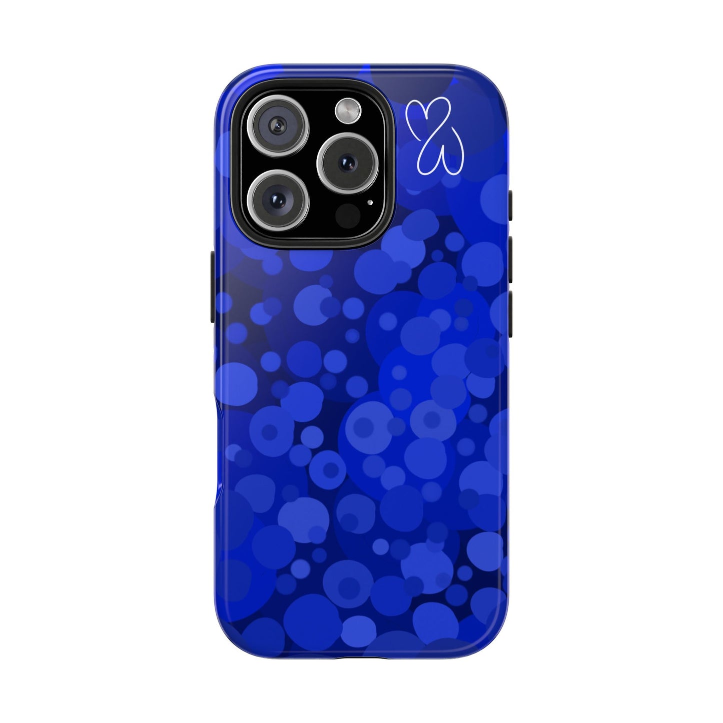 Blue Bubbles, Tough Phone Case