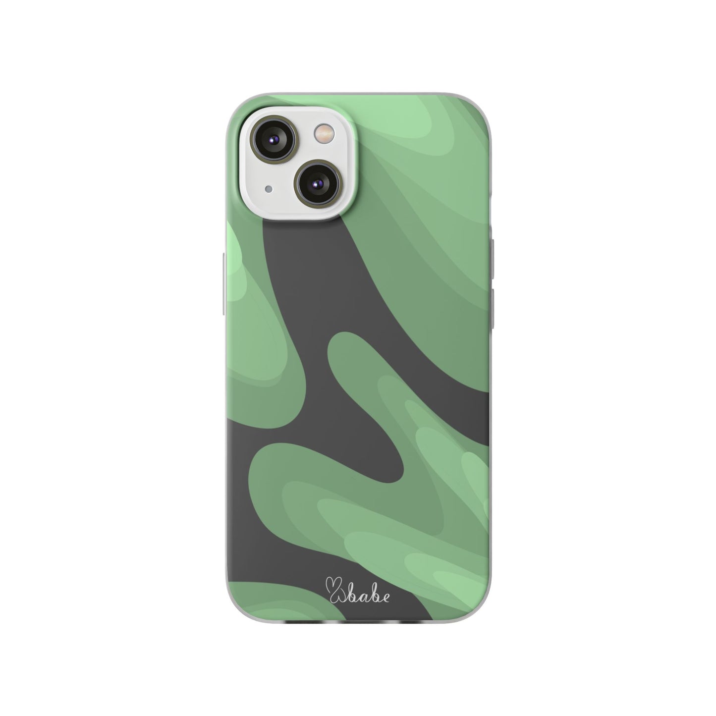 Mint Waves, Flexi Phone Case.