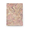 Peach Waves, Hardcover Journal.