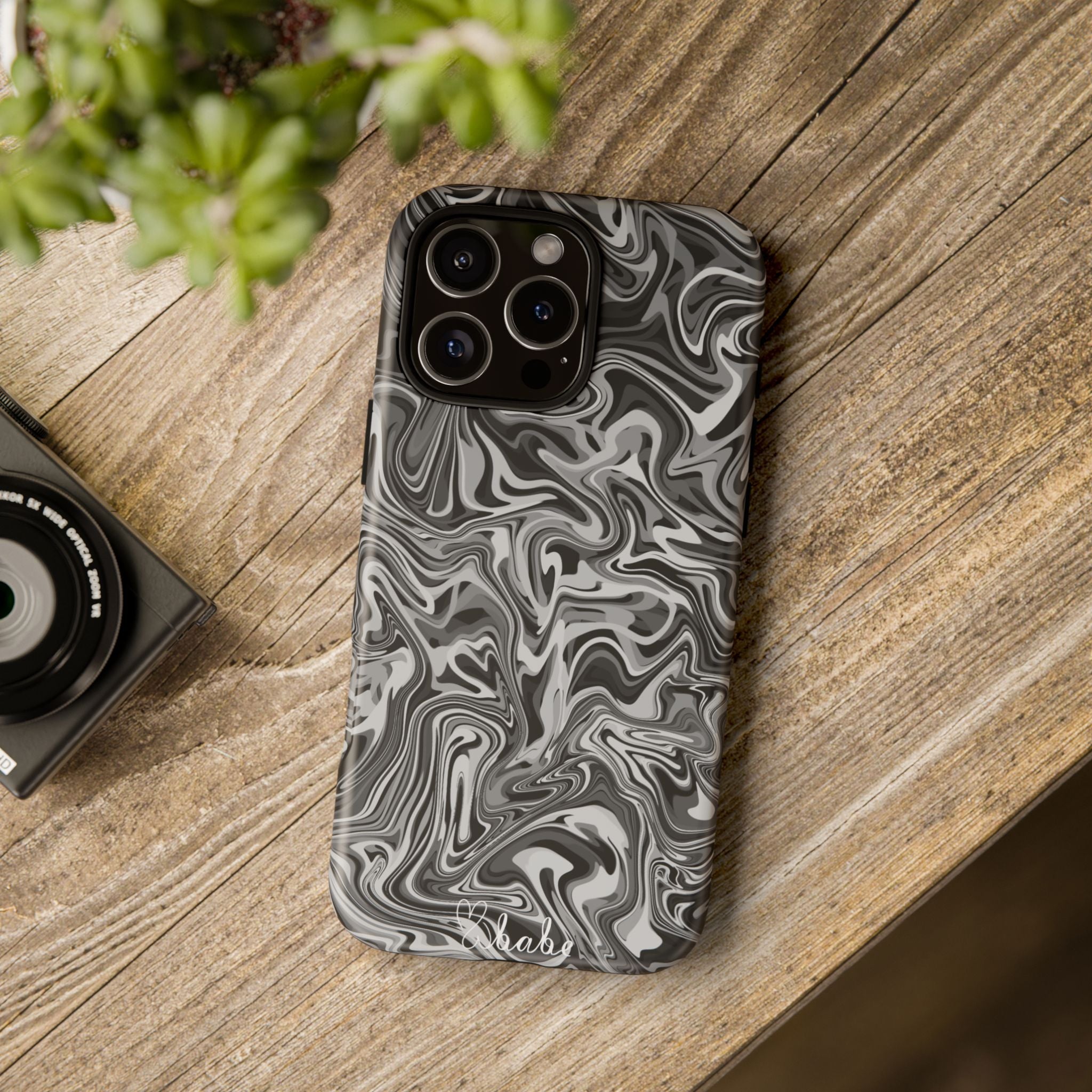 Ink Waves, Tough Phone Case.