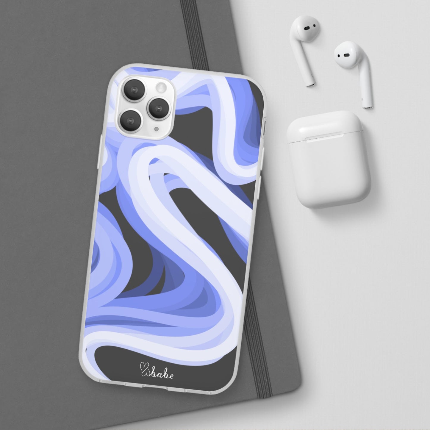 Blue Vines, Flexi Phone Case.