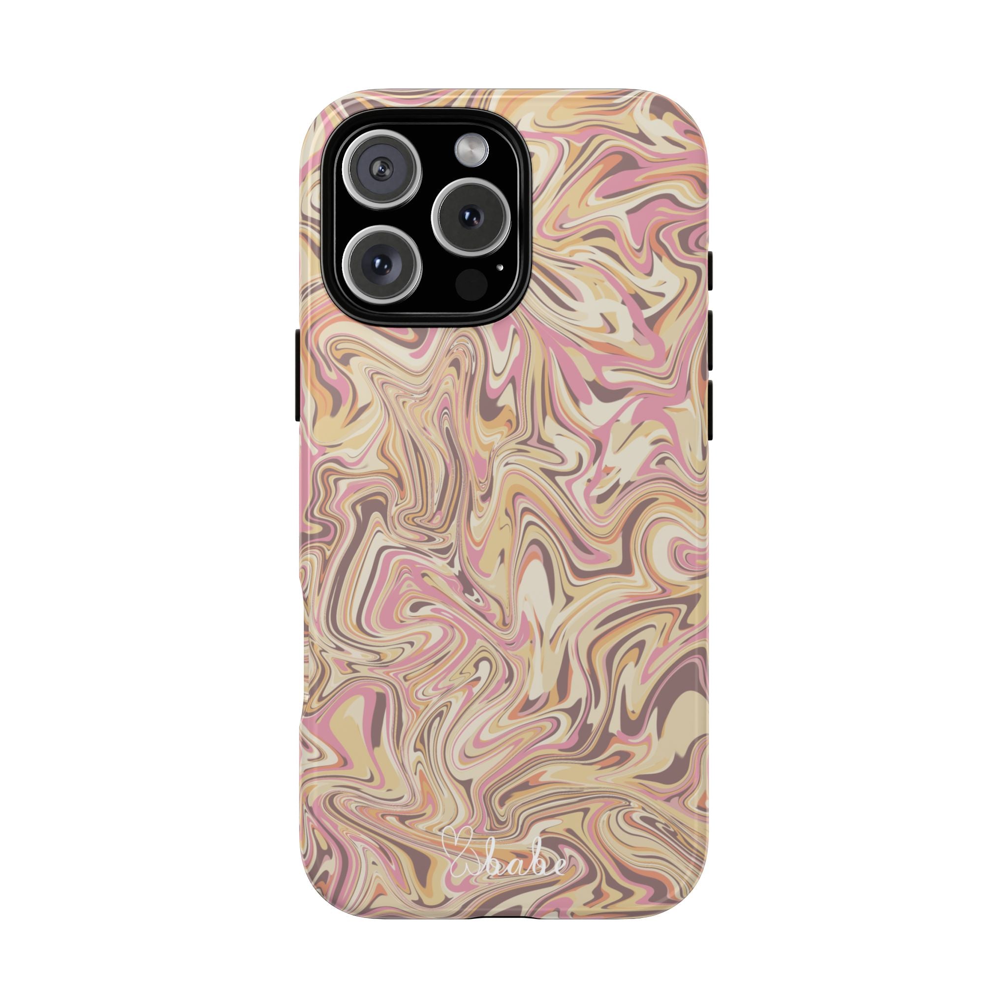 Peach Waves, Tough Phone Case.