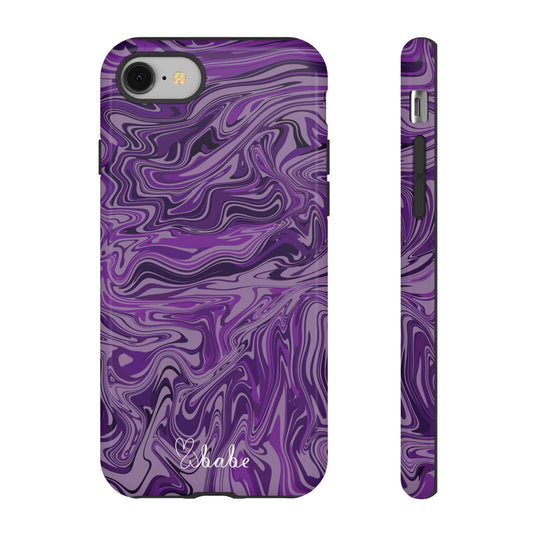 Purp Waves, Tough Phone Case.