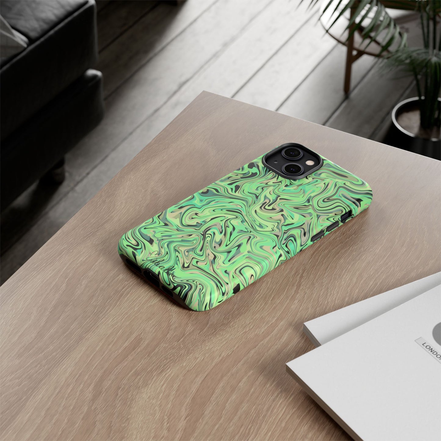 Lime Tia, Tough Phone Case.