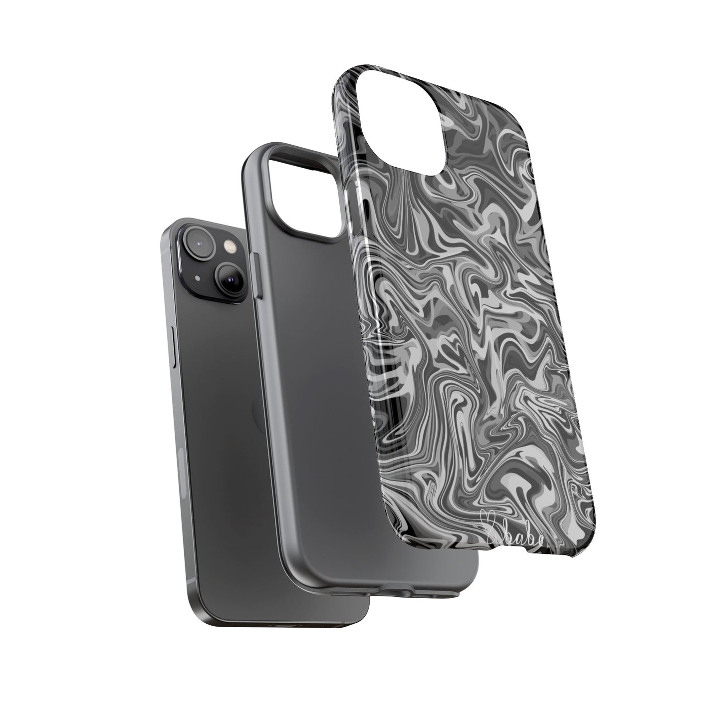 Ink Waves, Tough Phone Case.