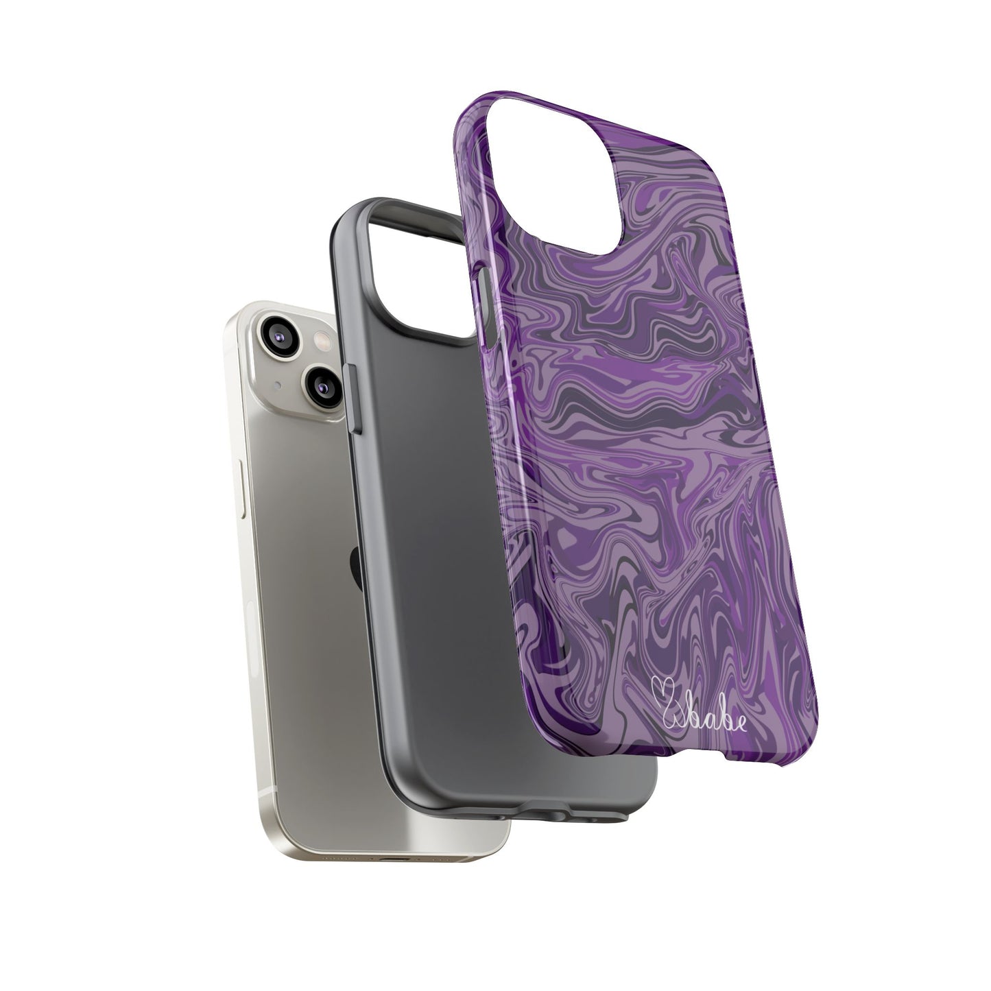 Purp Waves, Tough Phone Case.
