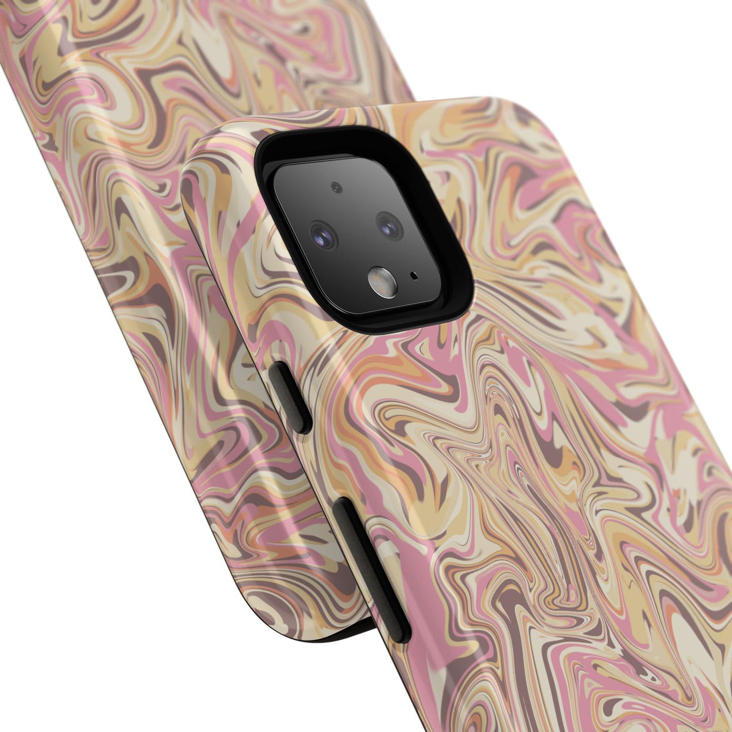 Peach Waves, Tough Phone Case.