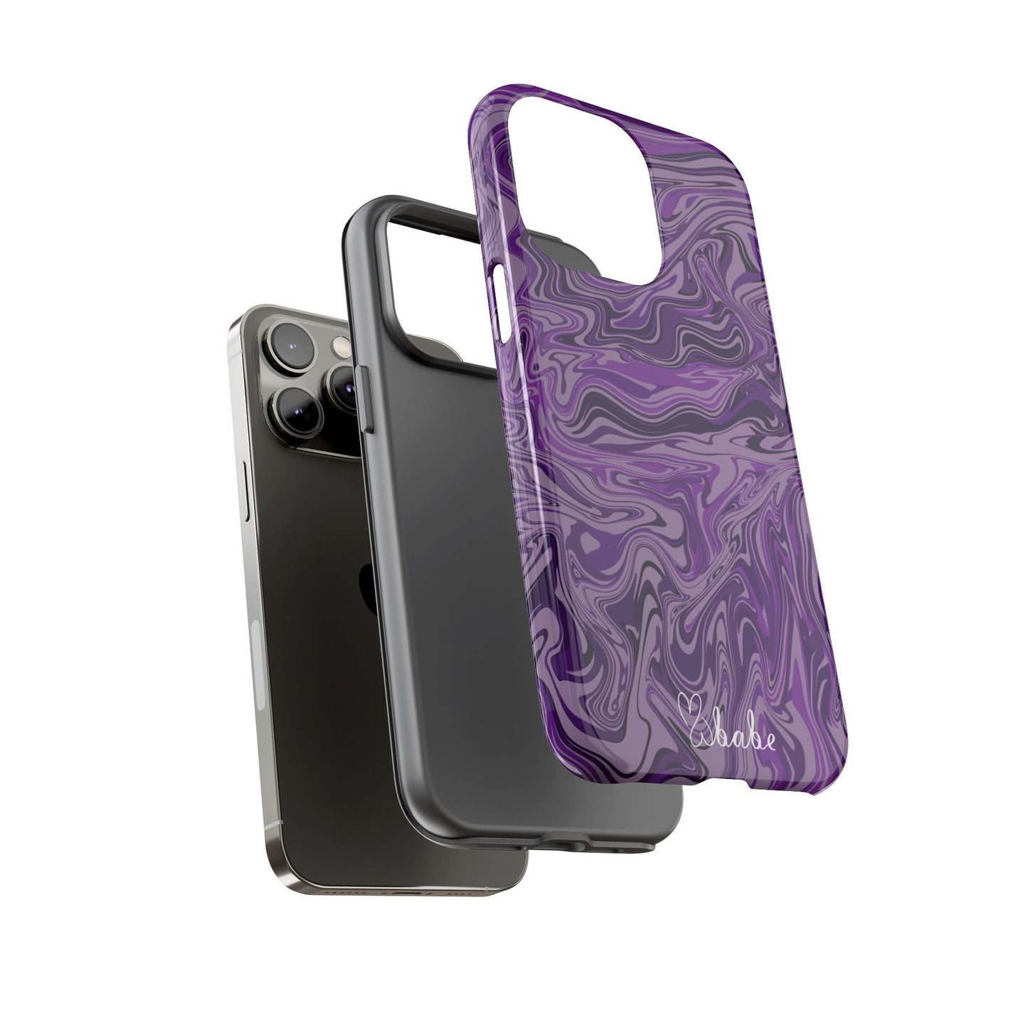 Purp Waves, Tough Phone Case.