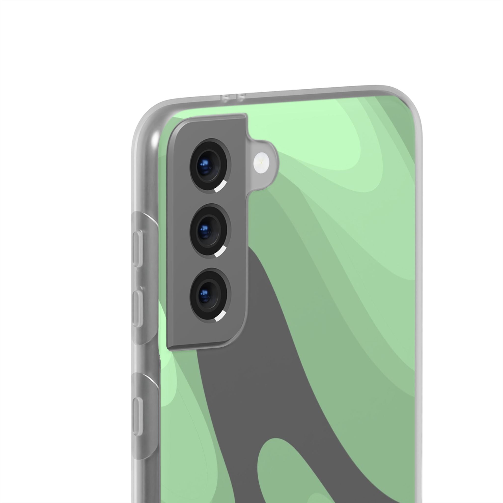 Mint Waves, Flexi Phone Case.
