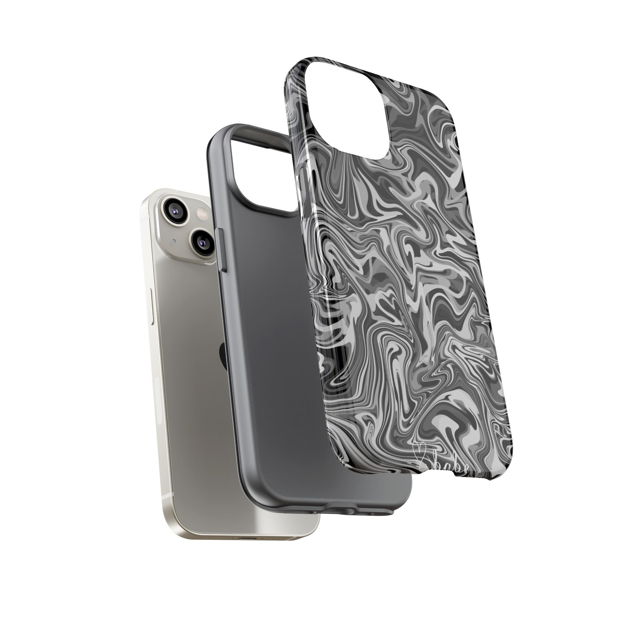 Ink Waves, Tough Phone Case.