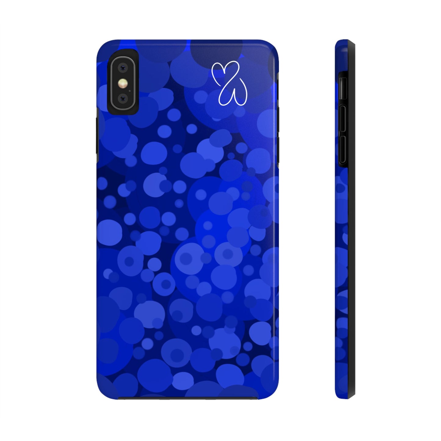 Blue Bubbles, Tough Phone Case