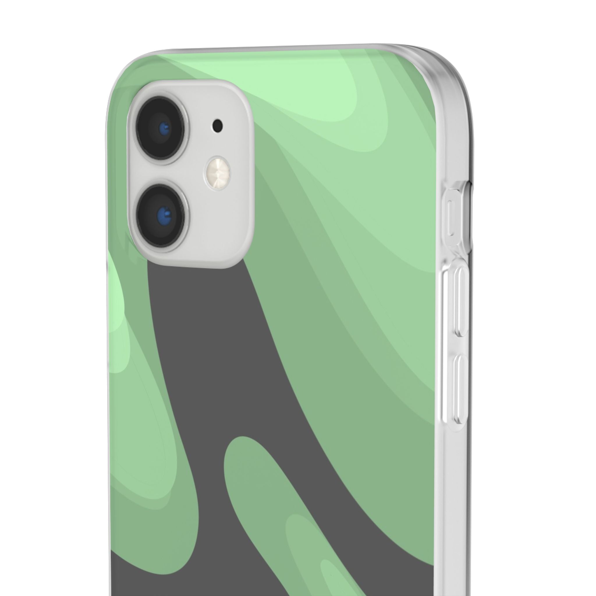 Mint Waves, Flexi Phone Case.
