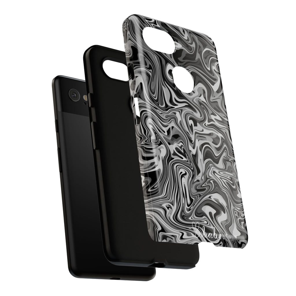Ink Waves, Tough Phone Case.