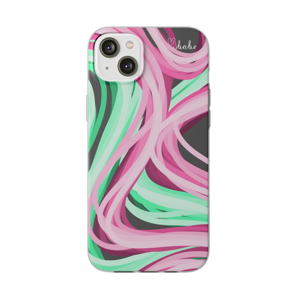 Neon Vines, Flexi Phone Case.