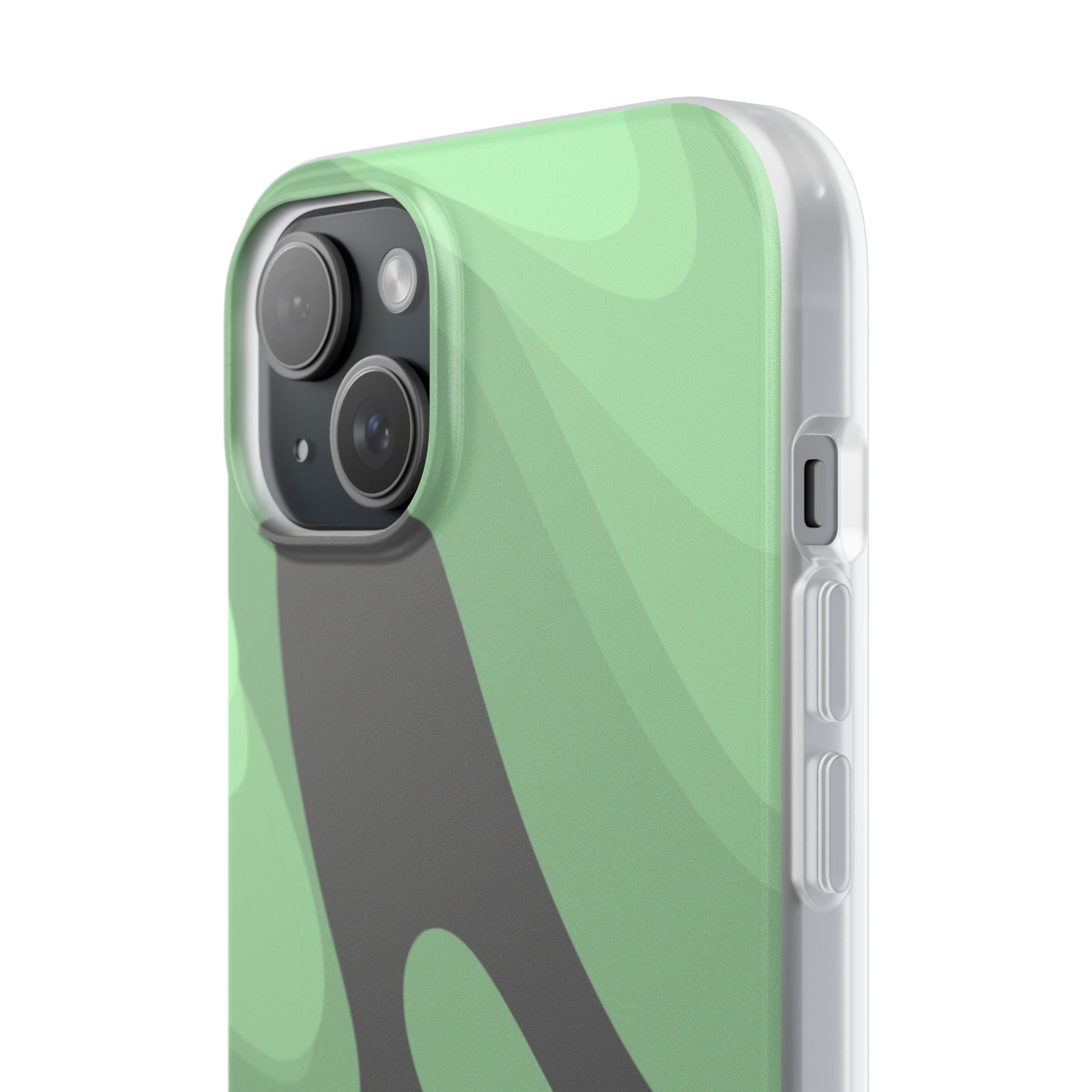 Mint Waves, Flexi Phone Case.