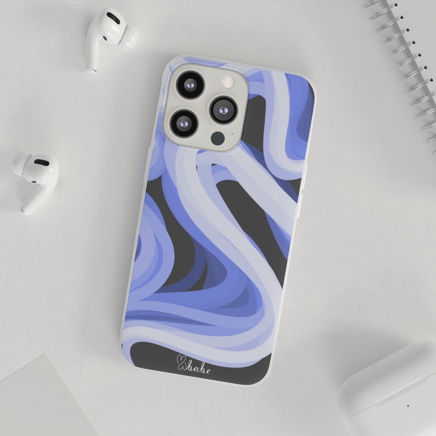 Blue Vines, Flexi Phone Case.