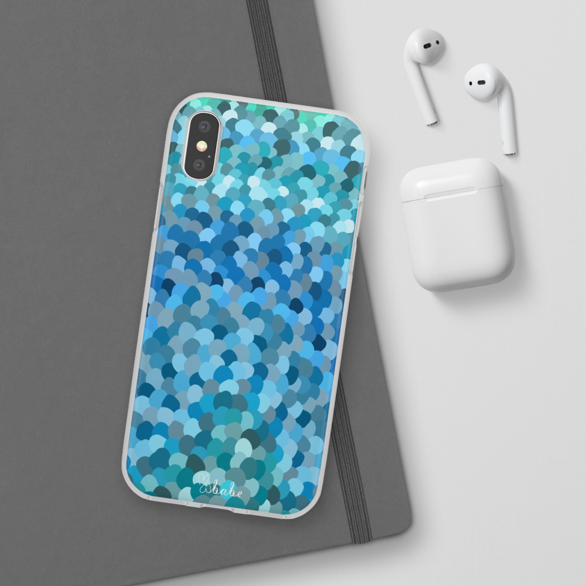 Blue Bubbles, Flexi Case.