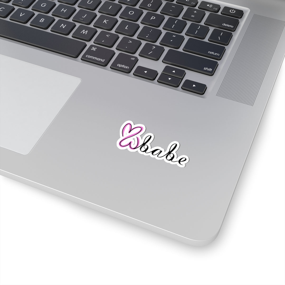 Pink Logo 2, Kiss-Cut Sticker.