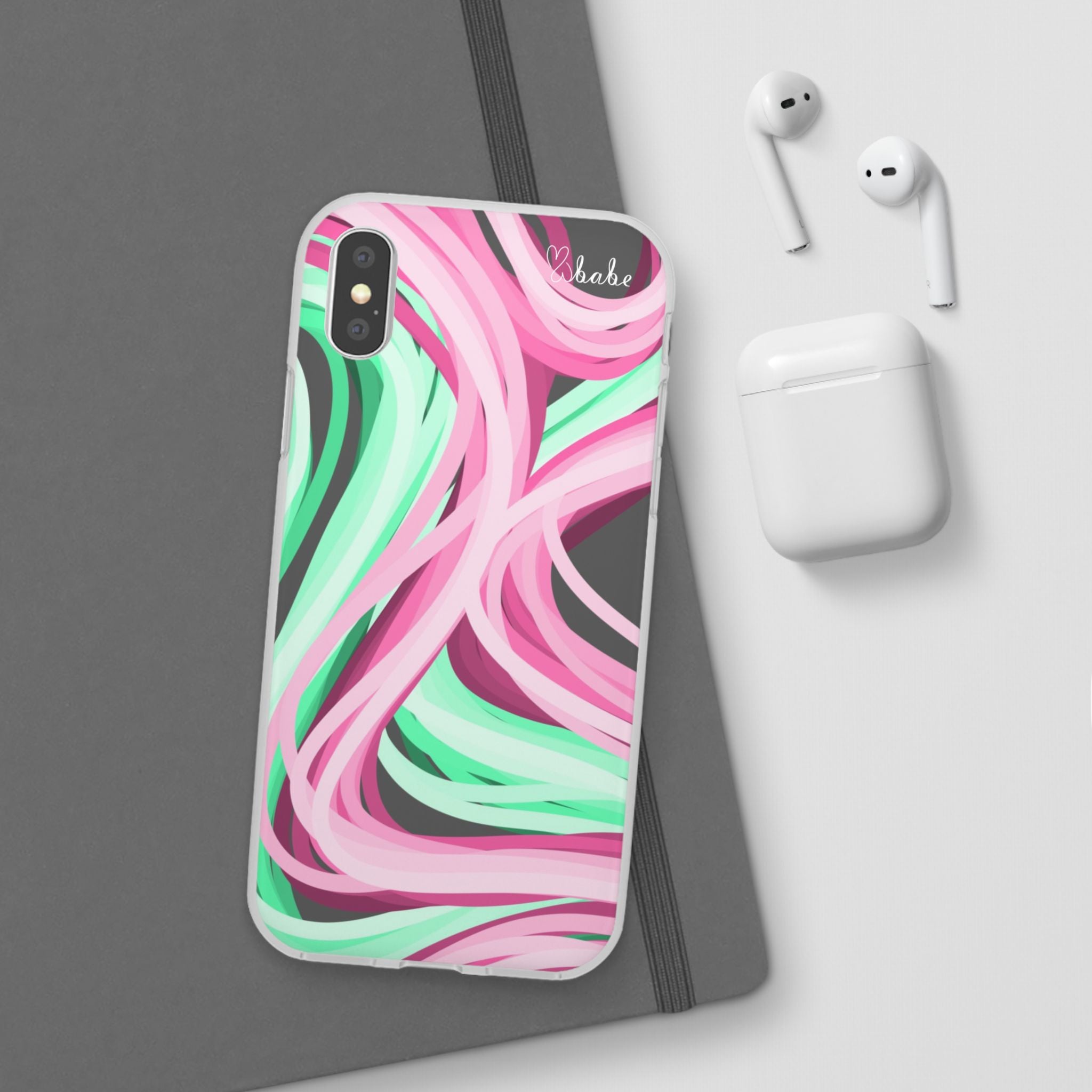 Neon Vines, Flexi Phone Case.