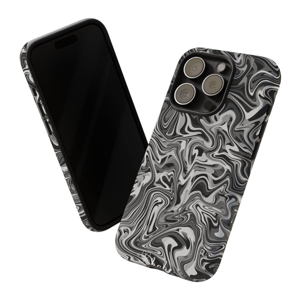 Ink Waves, Tough Phone Case.