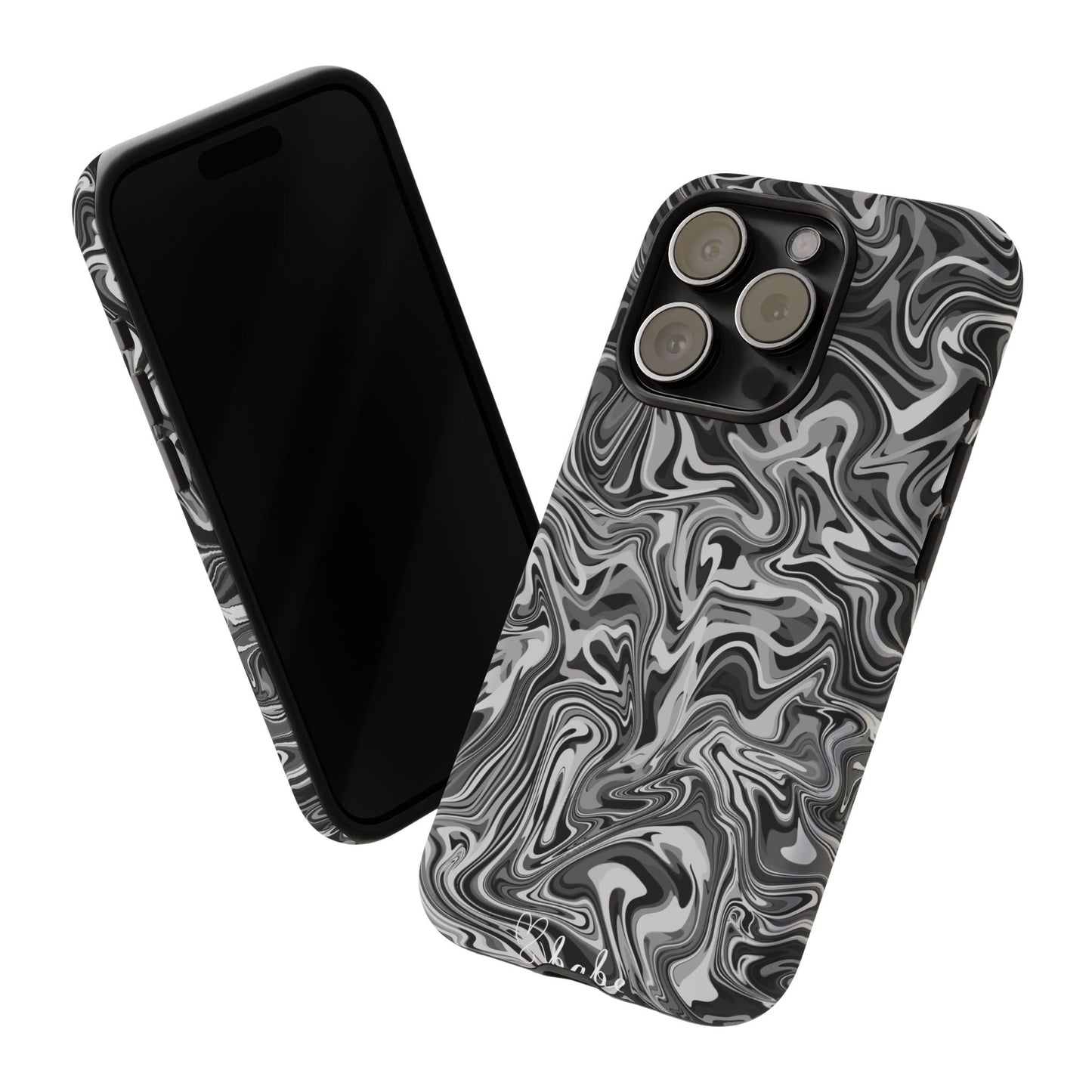 Ink Waves, Tough Phone Case.