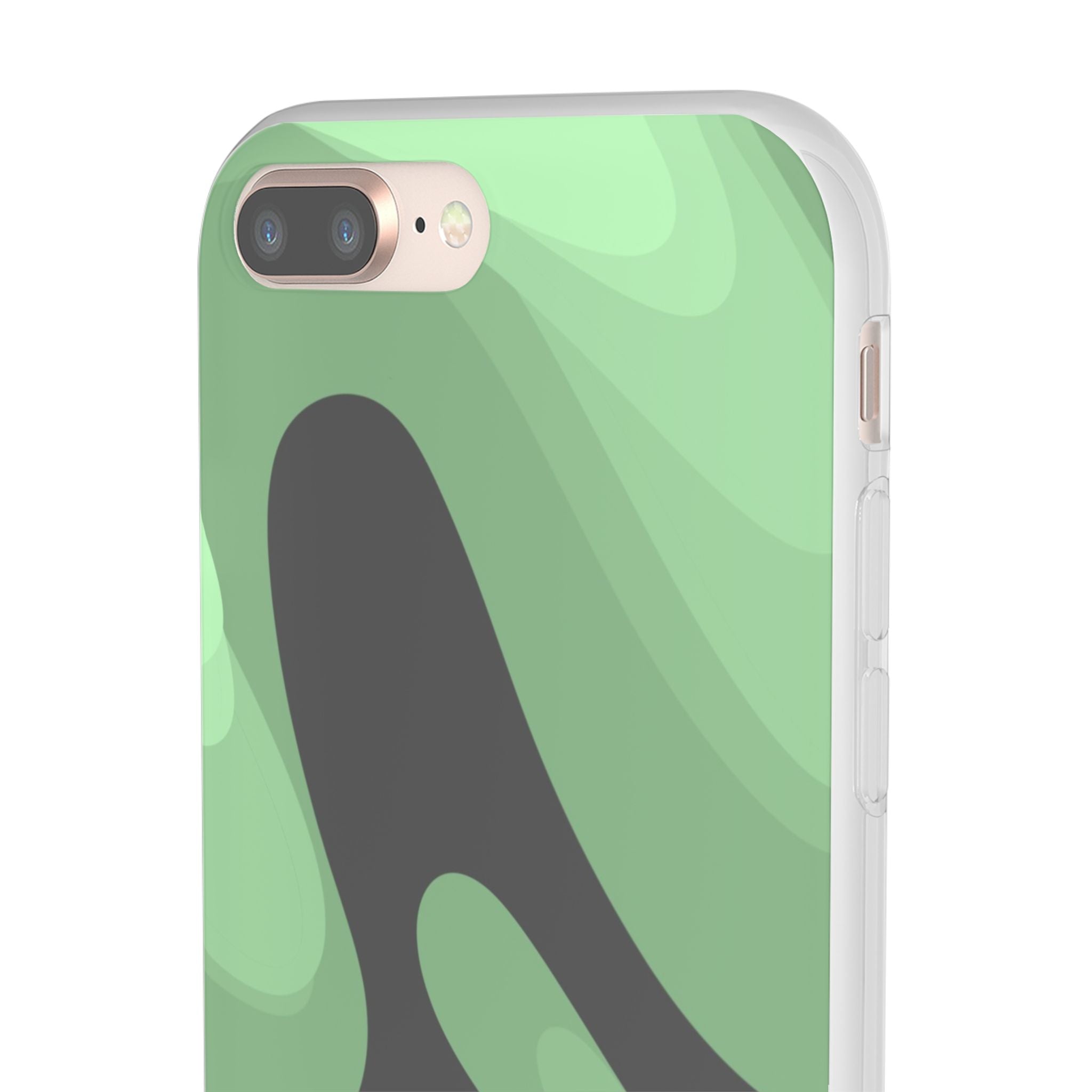 Mint Waves, Flexi Phone Case.