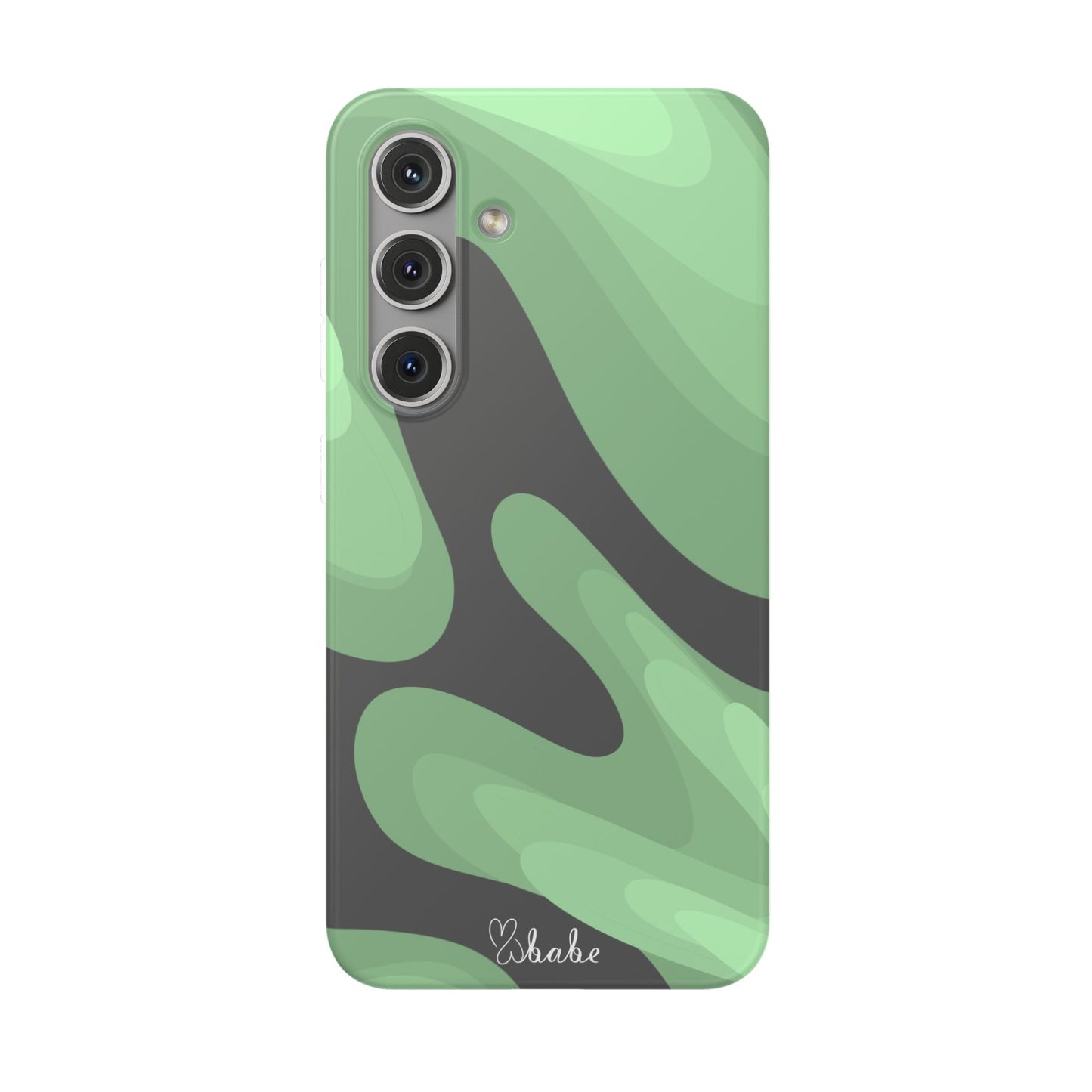 Mint Waves, Flexi Phone Case.