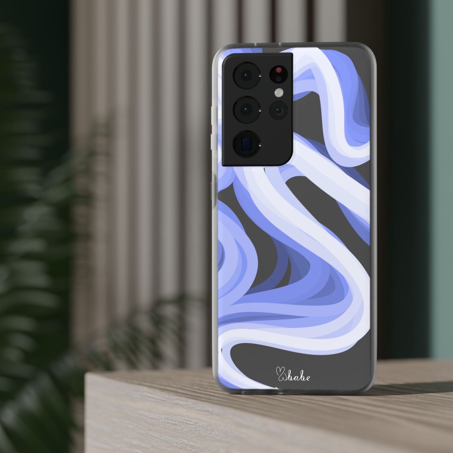 Blue Vines, Flexi Phone Case.