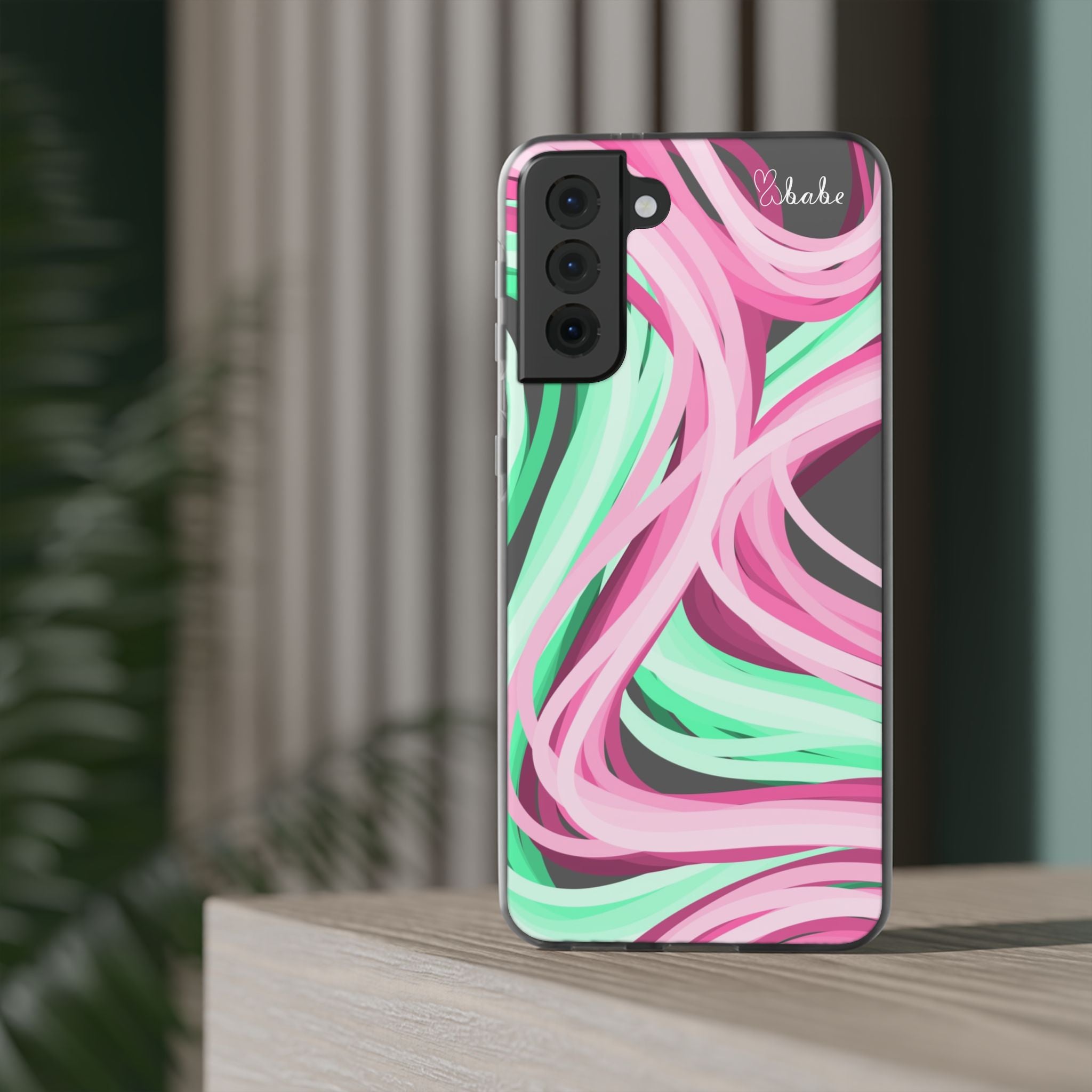 Neon Vines, Flexi Phone Case.