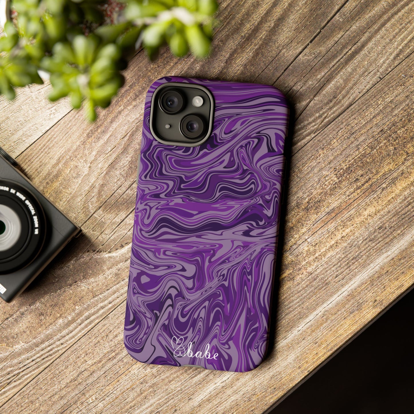 Purp Waves, Tough Phone Case.