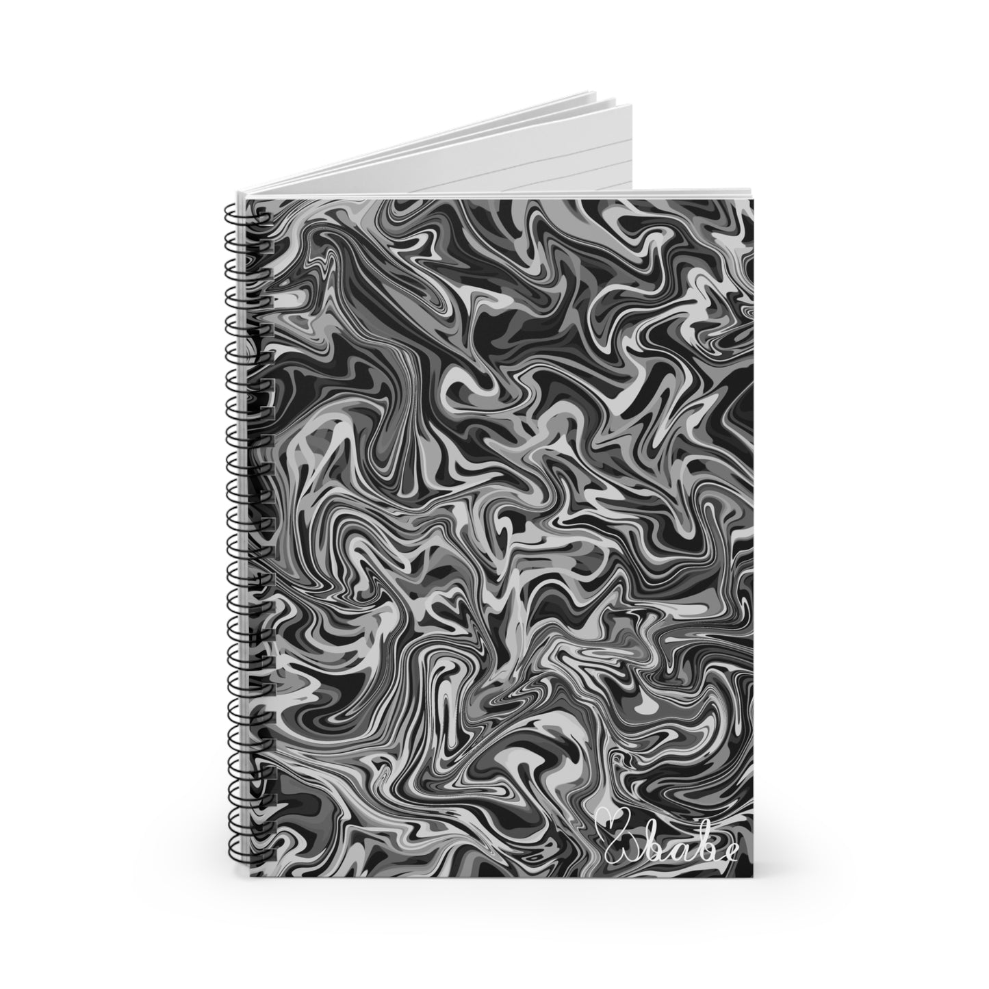 Ink Waves, Spiral Notebook.