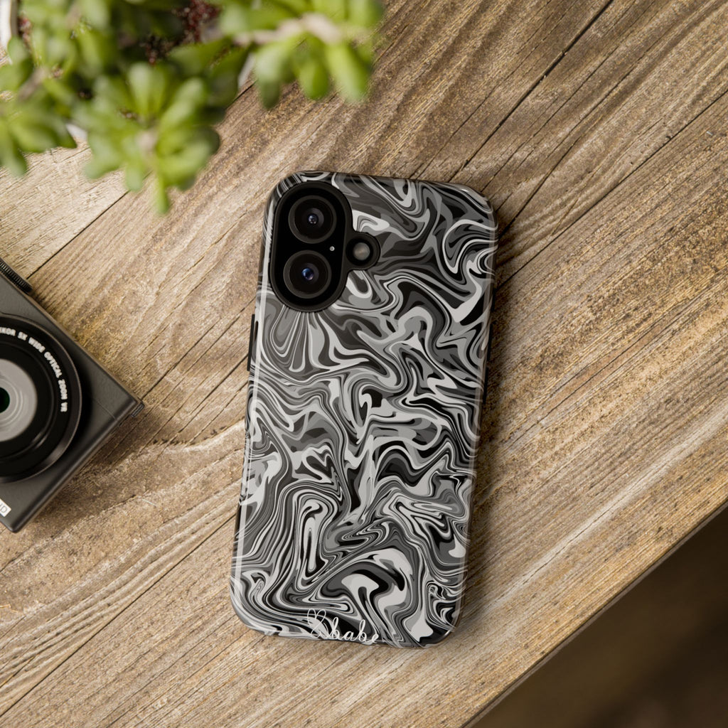 Ink Waves, Tough Phone Case.