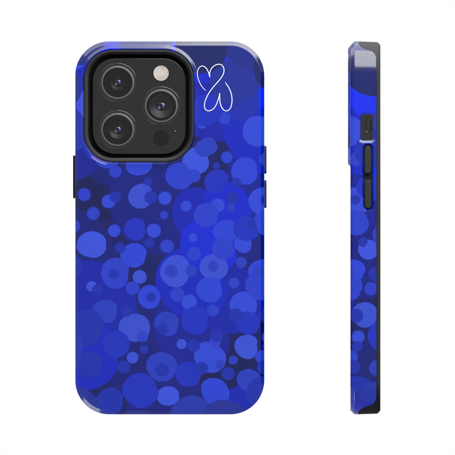 Blue Bubbles, Tough Phone Case