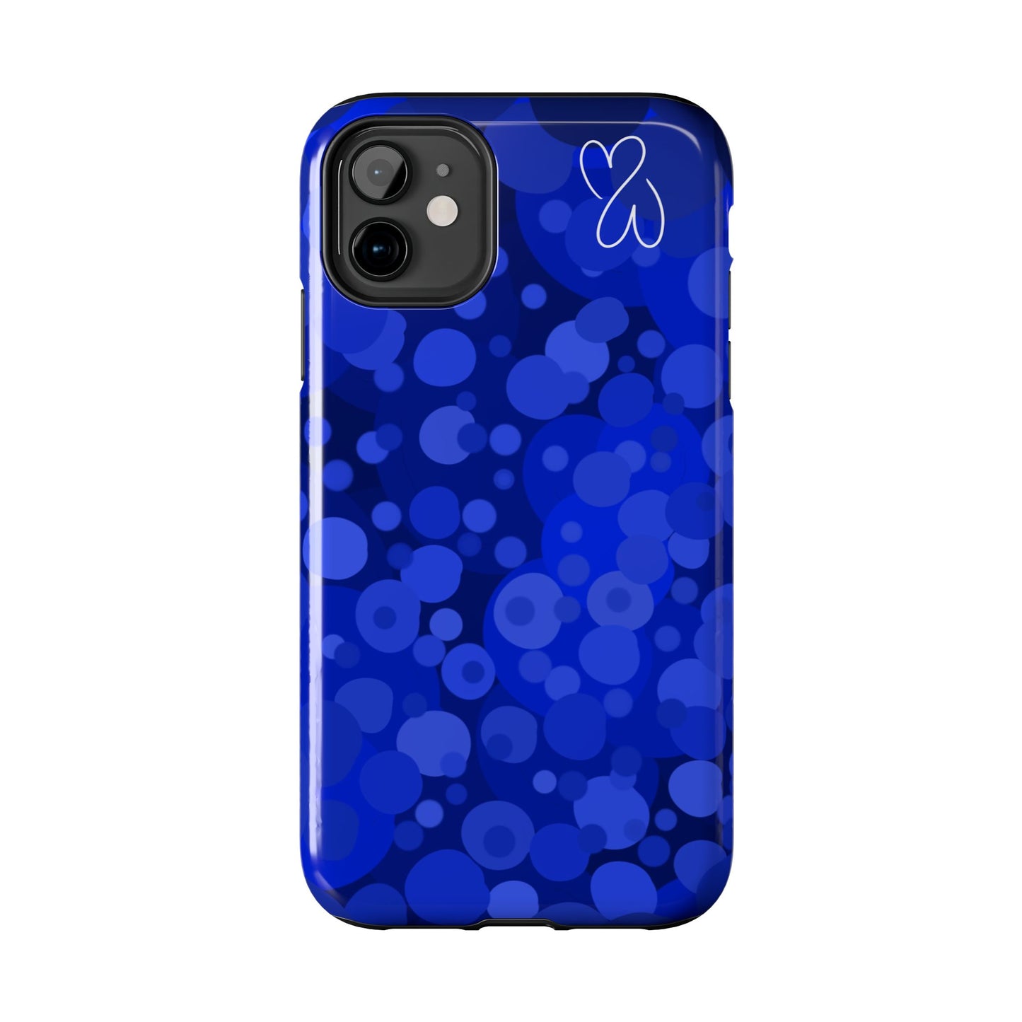 Blue Bubbles, Tough Phone Case