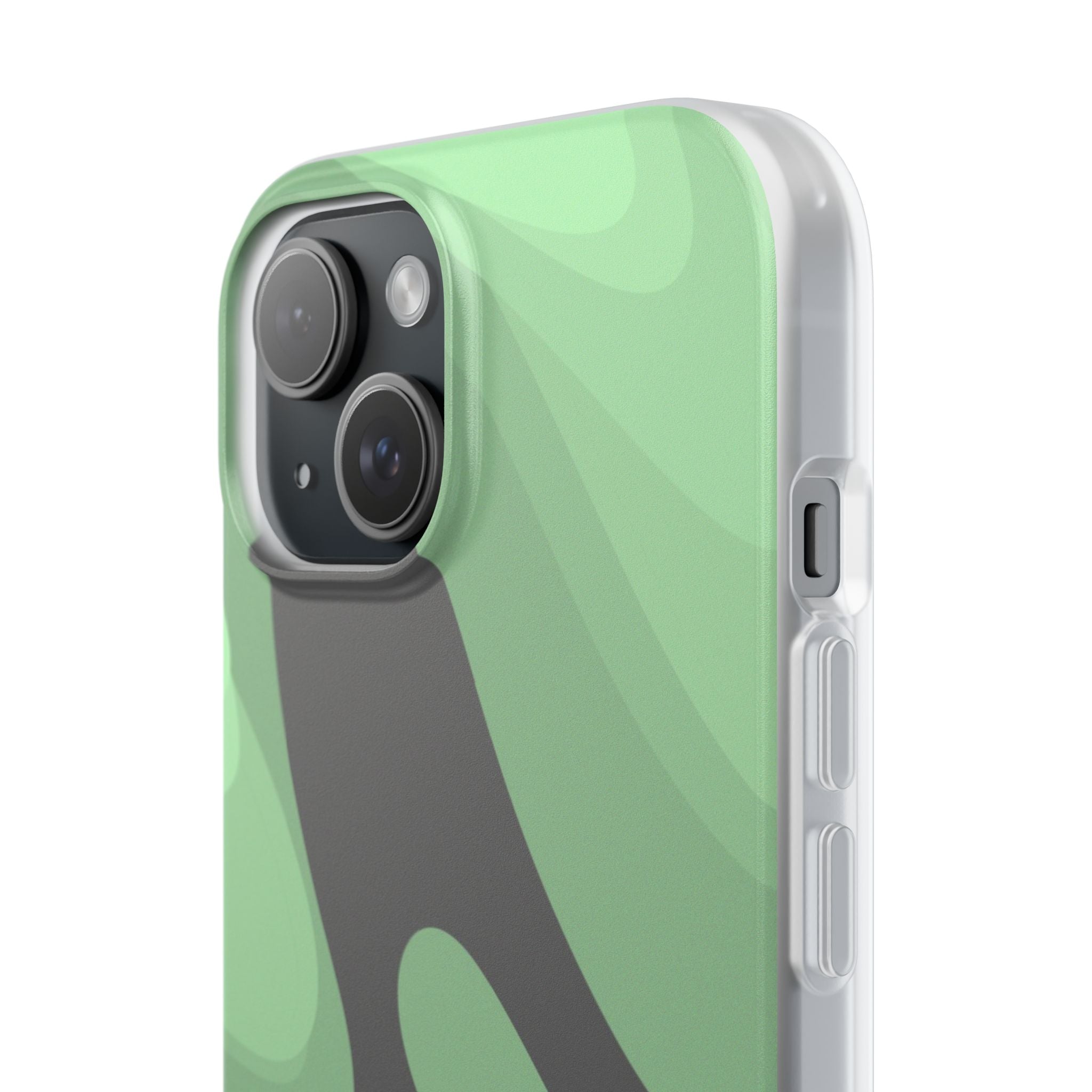 Mint Waves, Flexi Phone Case.