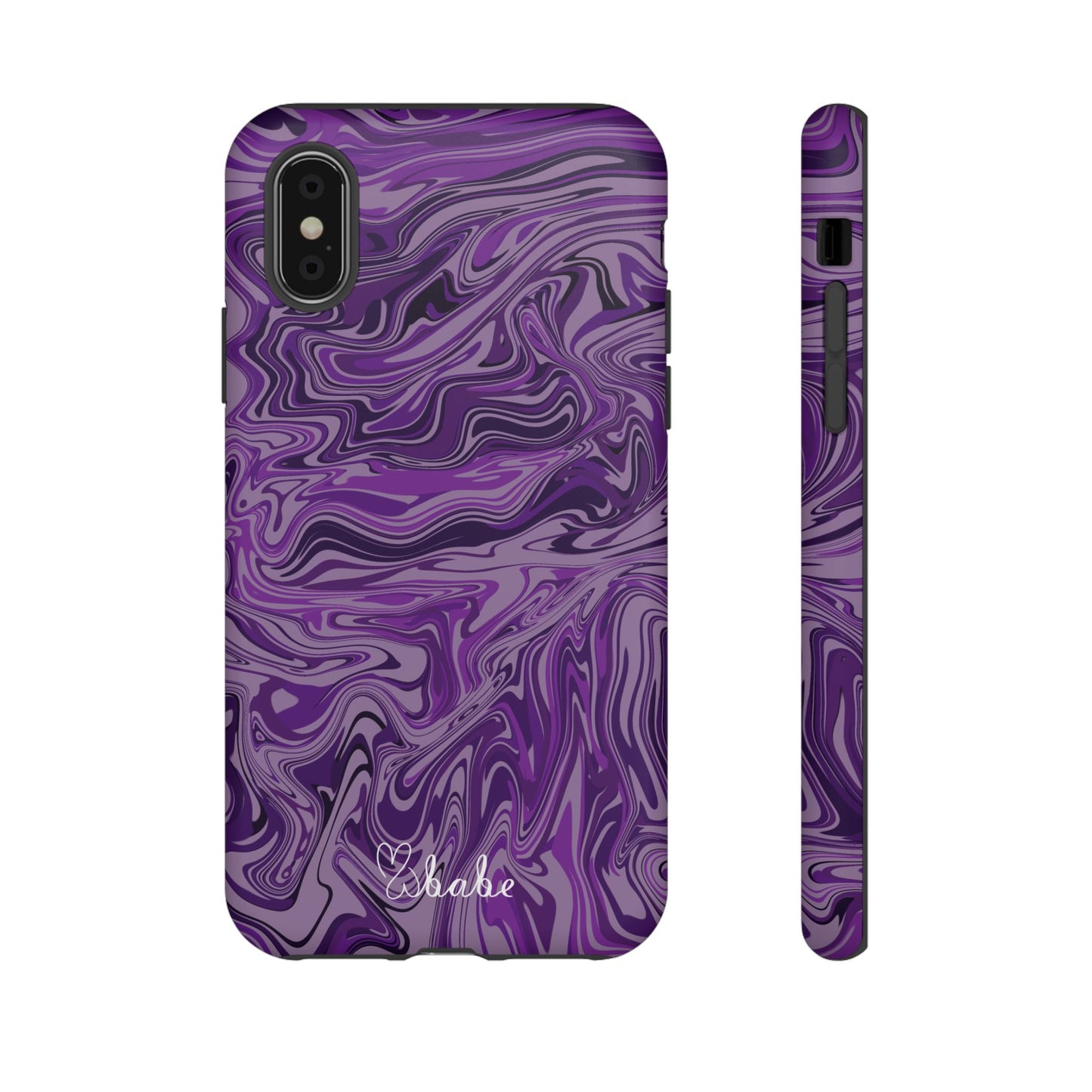 Purp Waves, Tough Phone Case.