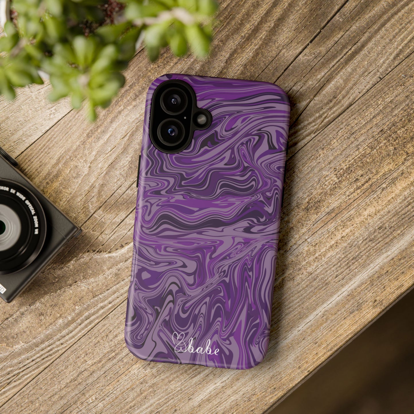Purp Waves, Tough Phone Case.